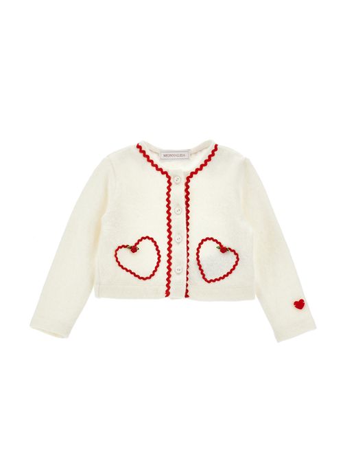 Cardigan, bambina, logato. MONNALISA | 31F805 62040002